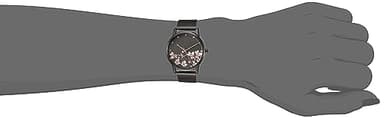 Nine West Women's Gunmetal and Silver-Tone Mesh Bracelet Watch, NW/2429FLGY - Image 5
