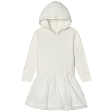 Gerber Baby Girls' Sweater Dress with Tulle Skirt, White, 12 Months - Image 1