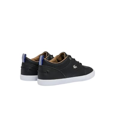 Lacoste Men's Bayliss Sneaker, Black/White, 9 - Image 3