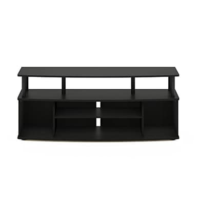Furinno Jaya Large Entertainment Center Hold up to 55-in TV, Inches, Blackwood - Image 6