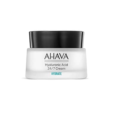 AHAVA Hyaluronic Acid 24/7 Cream - Long-lasting hydration from inside & out, boosts hydration, softening & refining skin's texture, long-term wrinkle prevention, with Osmoter, ATPeptides, 1.7 Fl.Oz - Image 1