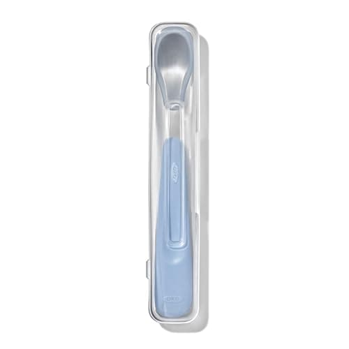 OXO Tot On-The-Go Feeding Spoon - Dusk - Image 1