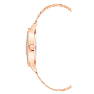 Nine West Women's Rose Gold-Tone Mesh Bracelet Watch, NW/2428FLRG - Image 3