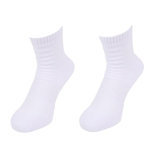 Phiten Metax Sports Semi Long Socks (2 Pair), White, 22-24cm (Men's 4-6 / Women's 5-7) - Image 1