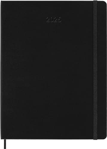 Moleskine PRO 12 Month 2025 Weekly Vertical Planner, Hard Cover, XL (7.5" x 9.75"), Black, 288 pages - Image 3