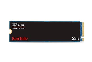 SanDisk 2TB SSD Plus M.2 NVMe SSD - PCIE Gen 3.0, Up to 3,200 MB/s - Internal Solid State Drive - SDSSDA3N-2T00-G26 - Image 1