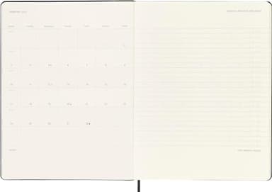 Moleskine PRO 12 Month 2025 Weekly Vertical Planner, Hard Cover, XL (7.5" x 9.75"), Black, 288 pages - Image 6