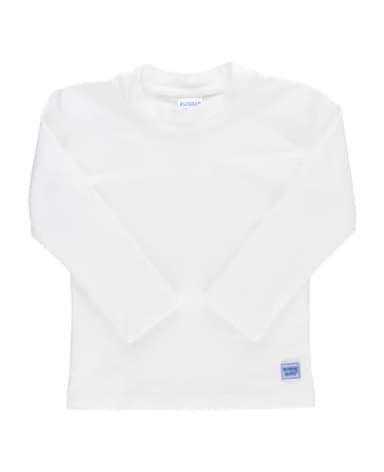 RUGGEDBUTTS Long Sleeve Rash Guard - White - 12-18m - Image 1