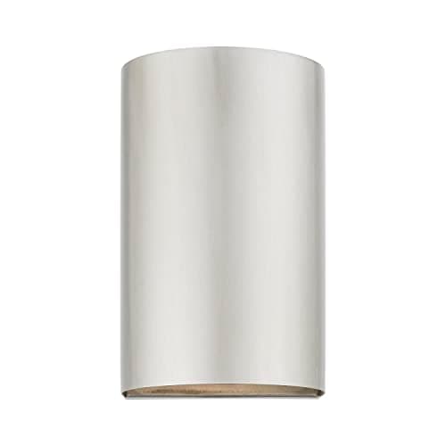 Livex Lighting, 22061-91, Bond, Outdoor/Indoor ADA Small Sconce, Brushed Nickel - Image 1