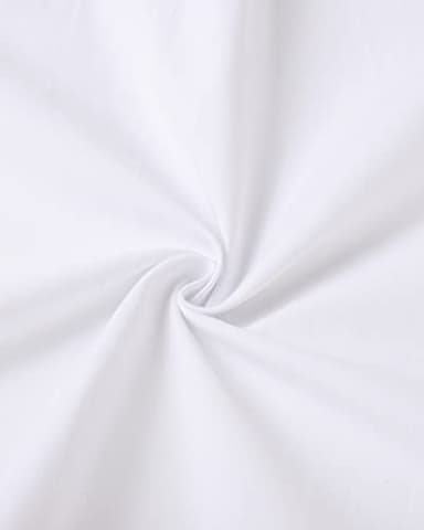 Alimens & Gentle Mens Solid Oxford Shirt Long Sleeve Button Down Shirts with Pocket White - Image 7