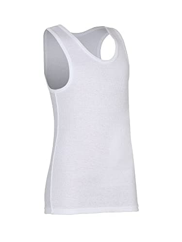 Fruit Of The Loom Boys Eversoft Cotton Undershirts, T Shirts & Tank Tops Underwear, Tank - Toddler - 10 Pack - White, 4-5T US - Image 2