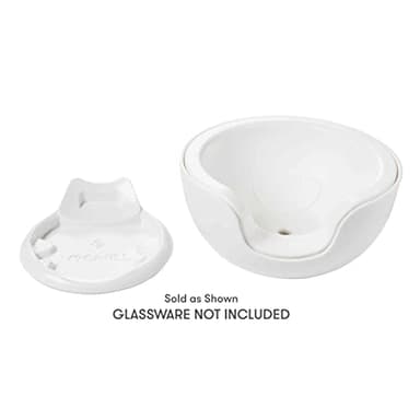 VoChill Stemless Wine Glass Chiller | Keep the Chill In Your Glass | Made in the USA | Separable & Refreezable Chill Cradle | Actively Chills Stemless Glassware | Quartz, Single Stemless - Image 3