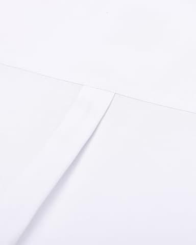 Alimens & Gentle Mens Short Sleeve Oxford Shirt Regular Fit Button Down Collar Shirts with Pocket, White, Large - Image 3