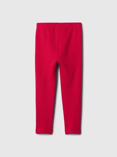 GAP Baby Girls Cozy Leggings Modern Red 6-12M - Image 2