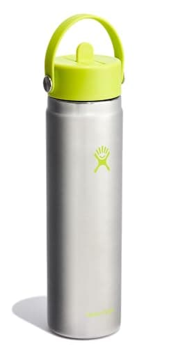 Hydro Flask 24 Oz Wide Flex Straw Lid Stainless Steel Lime - Image 2