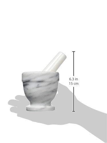 Norpro Marble Mortar, Pestle (Colors May Vary) - Image 2