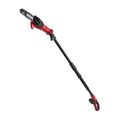 SKIL PS4563B-10 PWR CORE 20 8" 20V Pole Saw Kit, Includes with 2.0Ah Lithium Battery and Charger, Red - Image 2