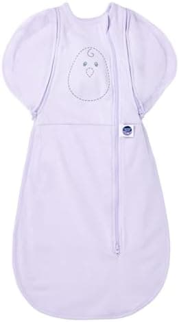 Nested Bean Air 6-in-1 Adaptable Baby Sleep Sack - Unweighted - Comfort & Safety for Natural Sleep, Preferred Arm Position Reduces Startle Reflex, Better for Baby, NB (7-13lbs) Lavender - Image 3