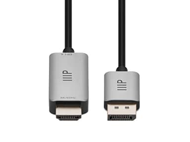 Monoprice DisplayPort 1.4 Cable to 8K HDMI - 8K@60Hz, Up to 32.4Gbps Bandwidth, 32AWG, 6 Feet, Black - Image 5