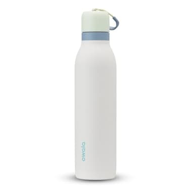Owala FreeSip Twist Insulated Stainless Steel Water Bottle with Straw for Sports and Travel, BPA-Free, 24-oz, Green/White (Iced Breeze) - Image 1