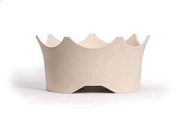 CrownJuwel by VitaJuwel Bowl | Crystal Water for Cats & Dogs | Cloud White - Image 2