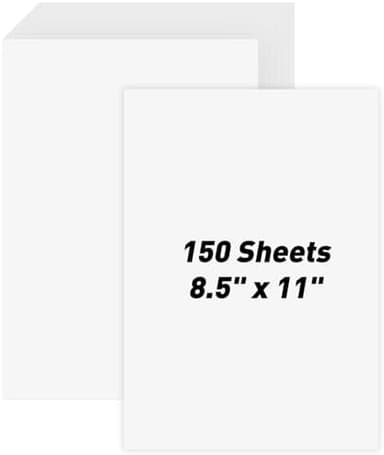 MAXECHO 8.5" × 11" White Cardstock Bulk 150 Sheets Construction Paper Card Stock Printer Paper for DIY Art Crafts, Cricut Card Making, Office Printing, Scrapbooking, Drawing, Invitations, 180 GSM - Image 2