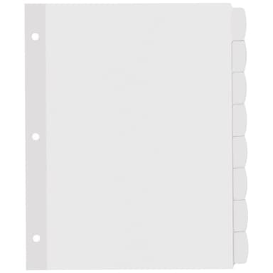 Avery Big Tab Printable White Label Dividers with Easy Peel, 8 Tabs, 4 Sets (14433) - Image 2