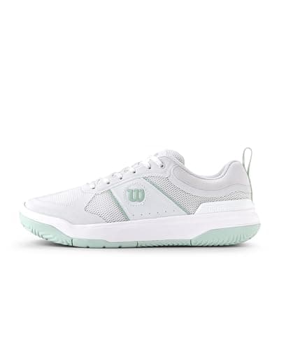 WILSON Women's Pickle Pro Sneaker, White/Surf Spray, 7.5 - Image 1