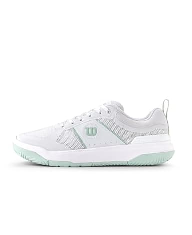 WILSON Women's Pickle Pro Sneaker, White/Surf Spray, 7.5 - Image 1