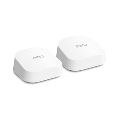 Amazon eero 7 dual-band mesh Wi-Fi 7 router (newest model) - Supports internet plans up to 2.5 Gbps, Coverage up to 4,000 sq. ft., 2-pack - Image 1