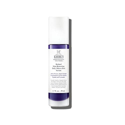 Kiehl's Daily Micro-Dose Anti-Aging Retinol Facial Serum, Reduces Wrinkles, Firms Skin, Evens Skin Tone, Youth Renewing & Hydrating Formula, with Retinol & Ceramides, Paraben-free - 1.7 fl oz - Image 1