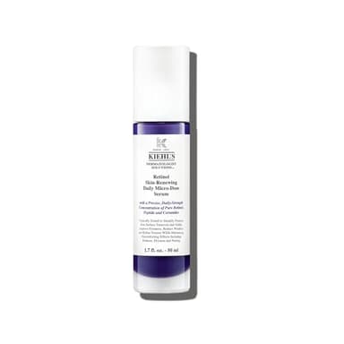 Kiehl's Daily Micro-Dose Anti-Aging Retinol Facial Serum, Reduces Wrinkles, Firms Skin, Evens Skin Tone, Youth Renewing & Hydrating Formula, with Retinol & Ceramides, Paraben-free - 1.7 fl oz - Image 1