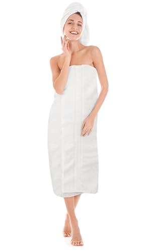 Utopia Towels Luxurious Jumbo Bath Sheet 2 Piece, 600 GSM, 35 by 70 Inches, 100% Ring Spun Cotton, Highly Absorbent and Quick Dry Extra Large Bath Towel, Super Soft Towel, White - Image 9