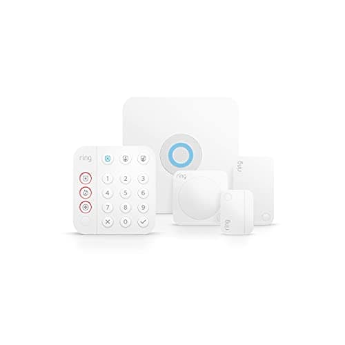 Ring Alarm 5-Piece Kit – Wireless Smart Home Security System | Expandable | Easy Setup | Mobile App Control | 24/7 Professional Monitoring | Alexa Compatible - Image 1