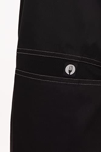 Chef Works Men's Cool Vent Baggy Chef Pants, Black, X-Large - Image 8