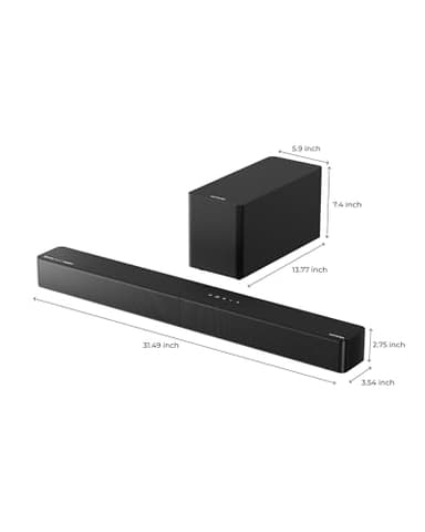 ULTIMEA 5.1CH Surround Sound Bar with Subwoofer, Dolby Atmos, VoiceMX, BassMX, APP, 300W Soundbar for Smart TV, Home Theater Surround Sound System for TV, BT 5.4, Poseidon M60 (2025 Model) - Image 9