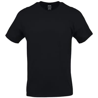 Gildan Men's Crew T-Shirts, Multipack, Style G1100, Black (6-Pack), X-Large - Image 4