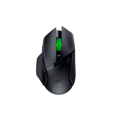Razer Basilisk V3 X HyperSpeed Customizable Wireless Gaming Mouse: Mechanical Switches Gen-2-5G Advanced 18K Optical Sensor - Chroma RGB 9 Programmable Controls 535 Hr Battery Classic Black - Image 1