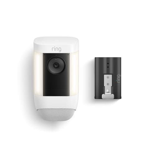 Ring Spotlight Cam Pro, Battery with extra Quick Release Battery - Image 1