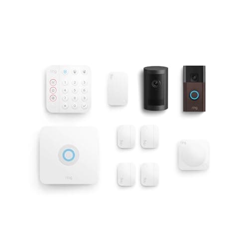 Ring Alarm 8-Piece Kit with Ring Outdoor Cam Plus, Battery and Ring Battery Doorbell - Image 1