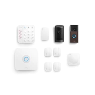 Ring Alarm 8-Piece Kit with Ring Outdoor Cam Plus, Battery and Ring Battery Doorbell - Image 1