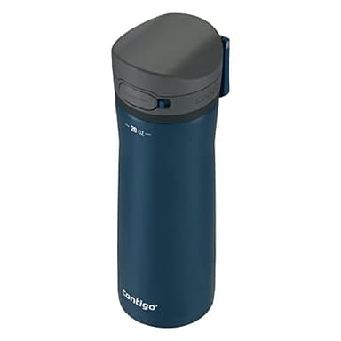Contigo Jackson Chill 2.0, Vacuum-Insulated Stainless Steel Water Bottle with Secure Lid, Leak-Proof Travel Friendly, 20oz Capacity, Blueberry Color, Keeps Drinks Cold for 12 Hours - Image 3