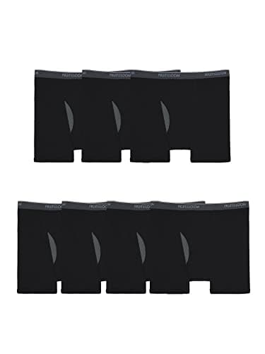 Fruit of the Loom Men's Coolzone Boxer Briefs, Moisture Wicking & Breathable, Assorted Color Multipacks, Big Man-7 Pack-Black, 3X-Large - Image 1