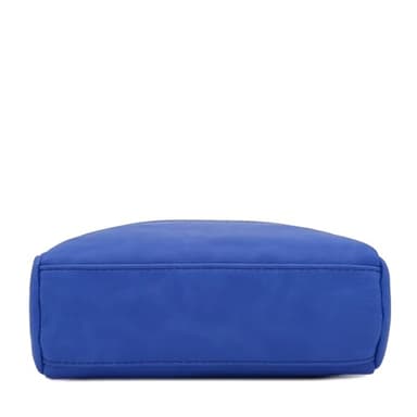 FashionPuzzle Triple Zip Small Crossbody Bag (Royal Blue) - Image 3