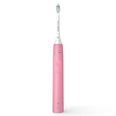 Philips Sonicare 4100 Rechargeable Electric Toothbrush, with Pressure Sensor, 2 Intensity Settings, SmarTimer and QuadPacer, 14-Day Battery Life, Deep Pink, Model HX3681/26 - Image 10
