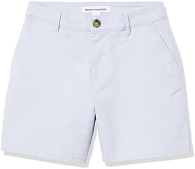 Amazon Essentials Women's Mid-Rise Slim-Fit 5 Inch Inseam Khaki Short (Available in Straight and Curvy Fits - Image 8