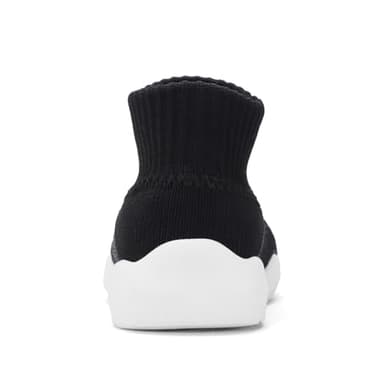 Engtoy Baby Boy Girls Animal Non-Skid Indoor Slipper Infants Breathable Elastic Socks Shoes with Memory Insole Protect Toes Panda Tiger Fox, Black 01, 9-12 Months Infant - Image 6