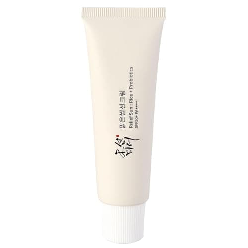 Relief Sun Organic sunscreen SPF50,+++++PA++ Rice and Probiotics | Korean Skin Care Solution for All Skin Types | Nourishing Skin Protection and UV Defense 50ml (1PCS) - Image 1