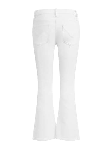 HUDSON Women's Petite Nico Mid Rise Cropped Bootcut Jean, White, 23 - Image 8