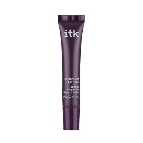 ITK Nourishing Lip Balm - Hydrate Dry, Chapped Lips with Shea Butter + Coconut Oil + Vitamin E - Moisturizes + Soothes Chapped Lips - Glossy, Fragrance Free, Clear, 0.2 Oz - Image 1